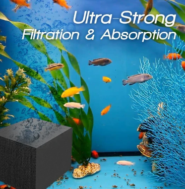 Aquarium Water Eco-purifier Cube Activated Carbon Water Filter Ultra Strong Filtration