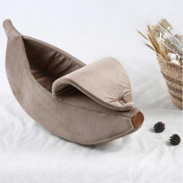 COZY BANANA CAT BED HOUSE