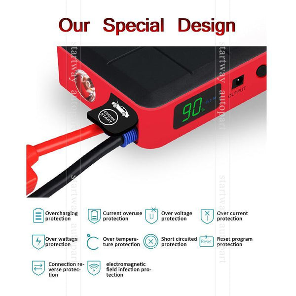 400 Amp Car Jump Starter Emergency Multi-Function Power Bank