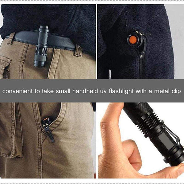 Mini Zoomable 3 Modes Scorpion UV