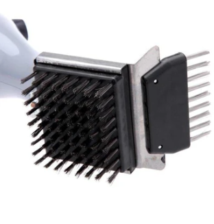 BBQ Vapor Cleaner Brush Stainless Steel Cleaning Bristles Outdoor