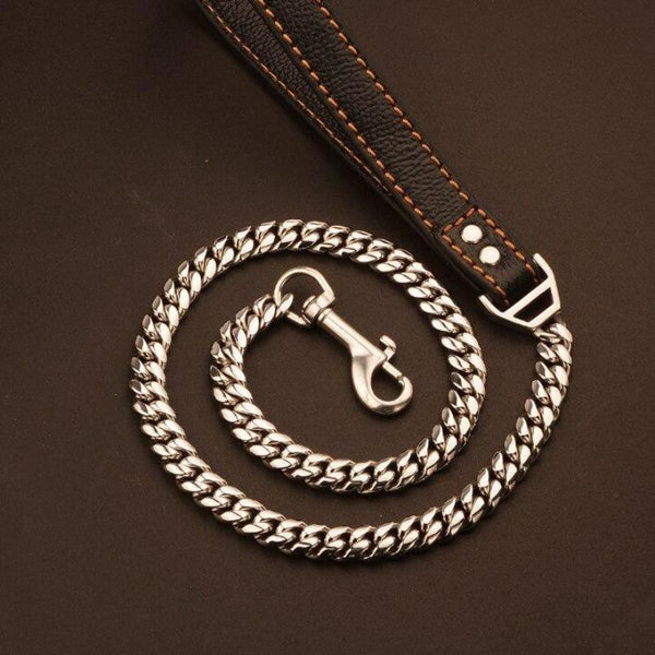 DOG CHAIN COLLAR LEASH