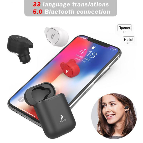 SMART VOICE LANGUAGE TRANSLATING EARPHONES