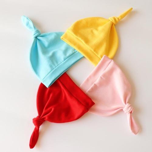 BABY TOP KNOT BEANIES