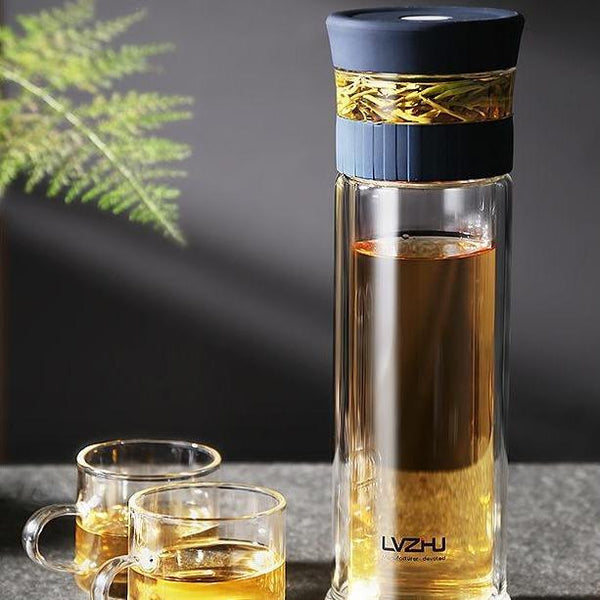 DOUBLE WALL GLASS TEA INFUSER