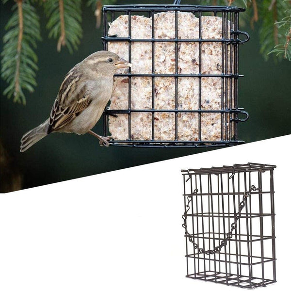 BIRD FOOD FEEDER SUET CONTAINER