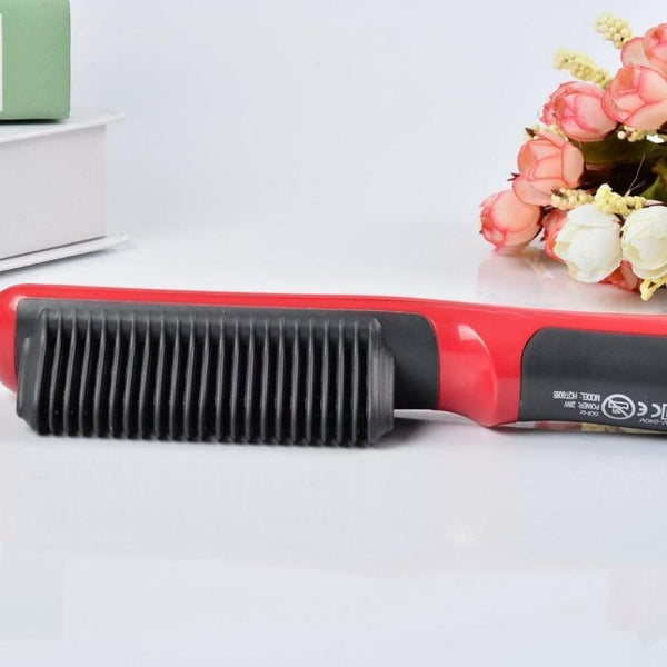 DUAL-PURPOSE HAIR STRAIGHTENER COMB