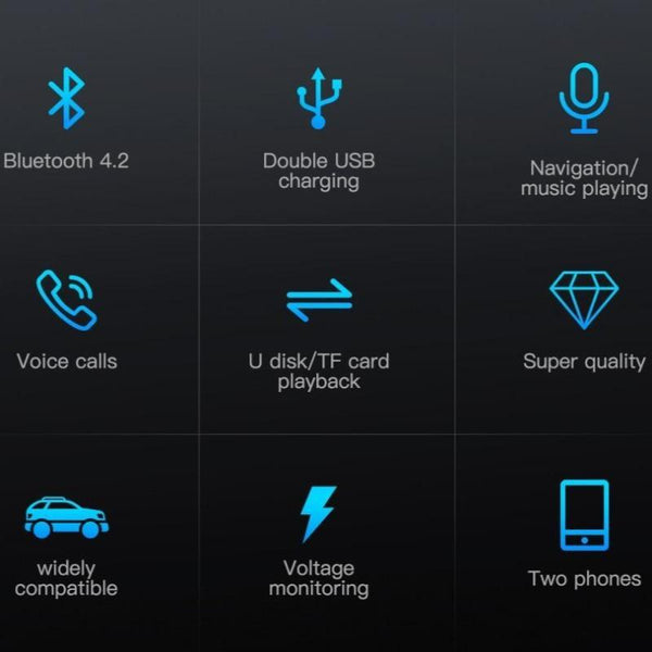 BLUETOOTH FM/AM CAR AUDIO PLAYER