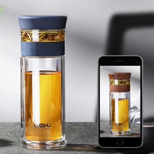 DOUBLE WALL GLASS TEA INFUSER