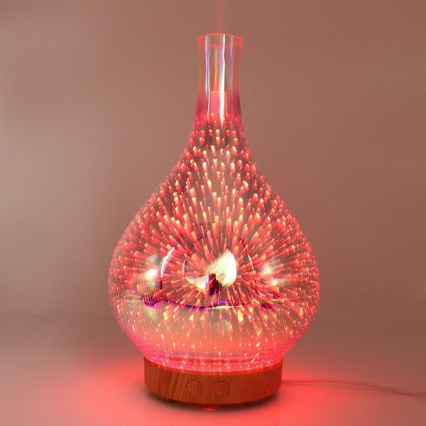 3D Fireworks Humidifier & Oil Diffuser