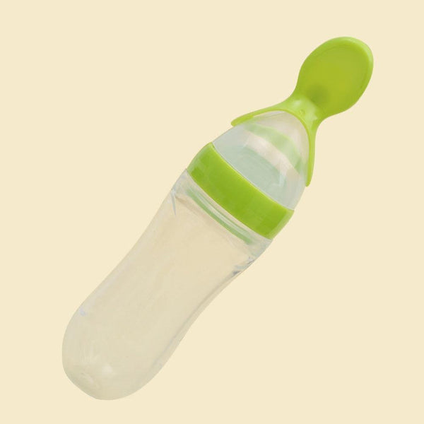 Baby Bottle Feeder with Dispensing Spoon