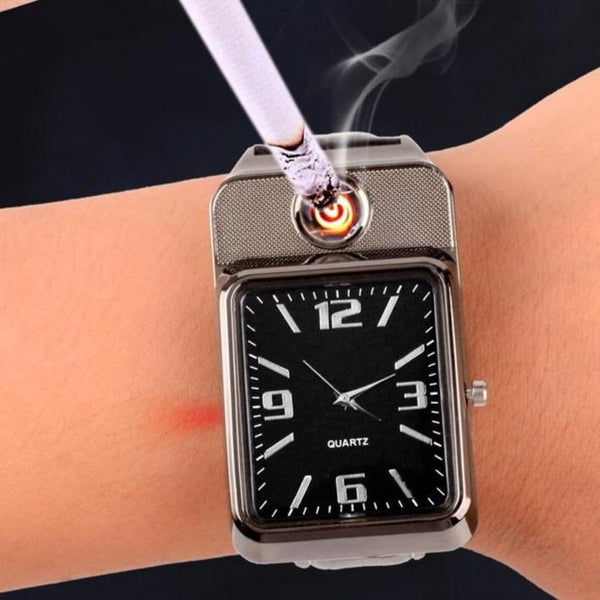 RECHARGEABLE MODERN LIGHTER WATCH