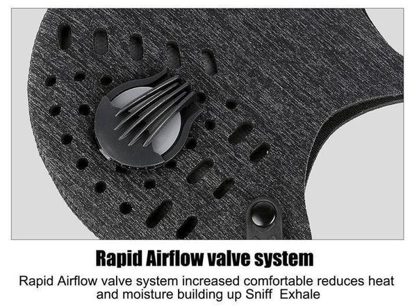 Non-medical Running/Cycling Activated Carbon Filter Washable Protection Mask