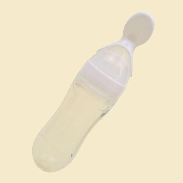 Baby Bottle Feeder with Dispensing Spoon