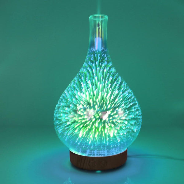 3D Fireworks Humidifier & Oil Diffuser