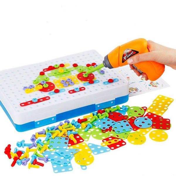 EDUCATIONAL DRILL PUZZLE SCREWS KIT
