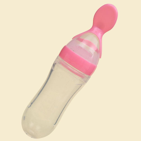 Baby Bottle Feeder with Dispensing Spoon