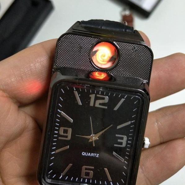 RECHARGEABLE MODERN LIGHTER WATCH