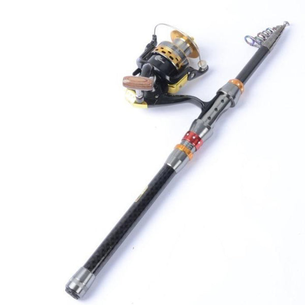 TELESCOPIC SPINNING FISHING ROD