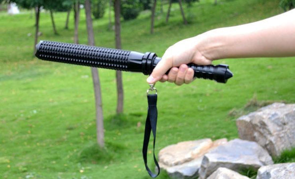 Tactical LED Defense Baton Flashlight