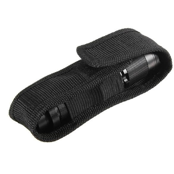 Nylon Flashlight Holder Holster Case Belt Pouch