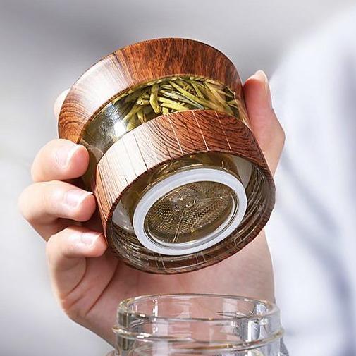 DOUBLE WALL GLASS TEA INFUSER