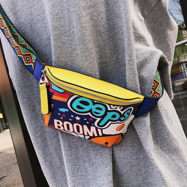 Graffiti Fanny Pack Waist Bag