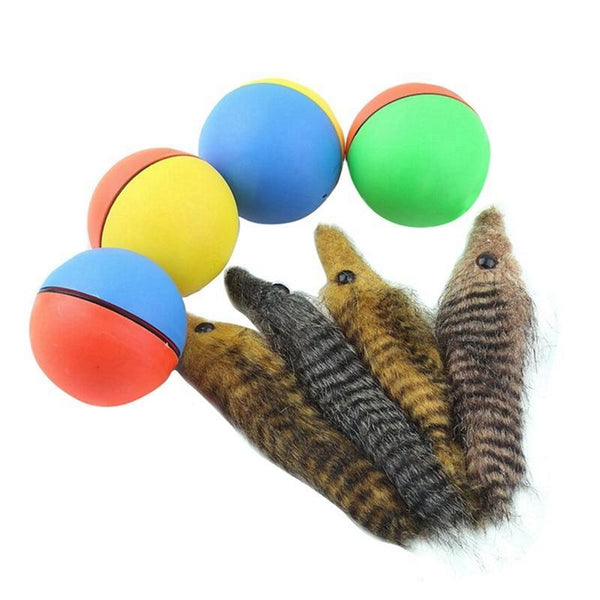 ELECTRIC BEAVER ROLLING WEASEL TOY