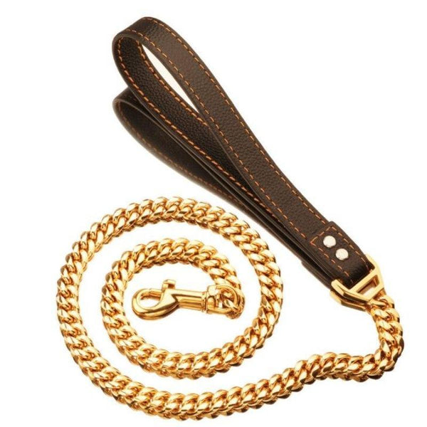 DOG CHAIN COLLAR LEASH