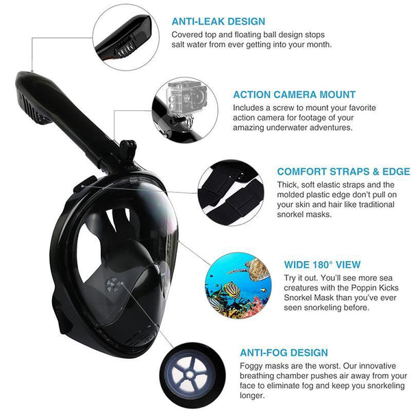 SNORKEL MASK FOR GO PRO