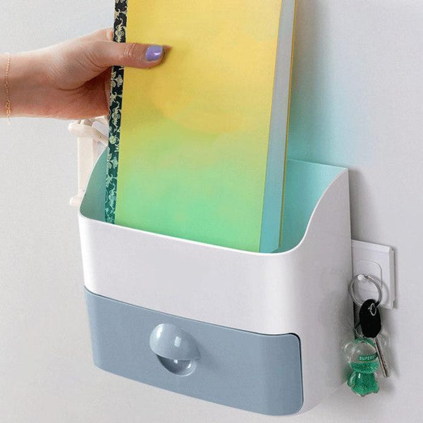 Multi-function Wall Mounted Bedside Shelf with Phone Holder