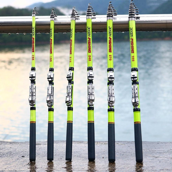 TELESCOPIC SPINNING FISHING ROD