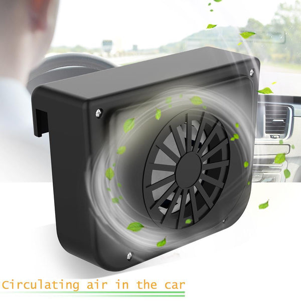 SOLAR POWERED AUTO COOLING FAN