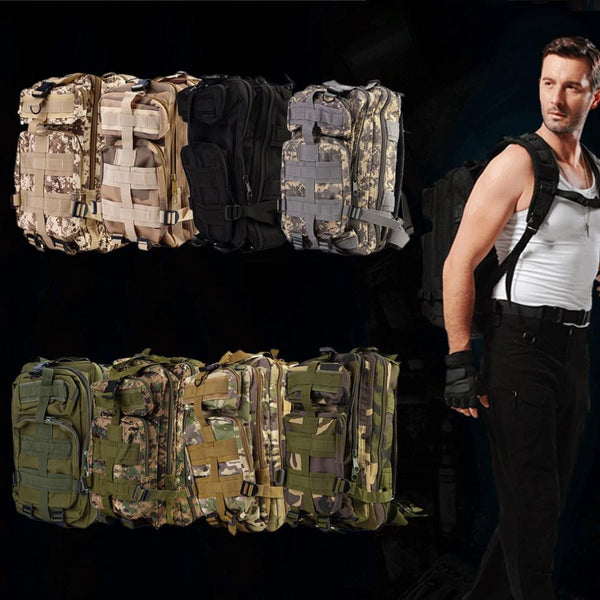 Military Tactical Backpack Camping Hiking Molle Rucksacks