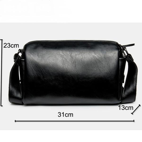 Black Crossbody Leather Bag