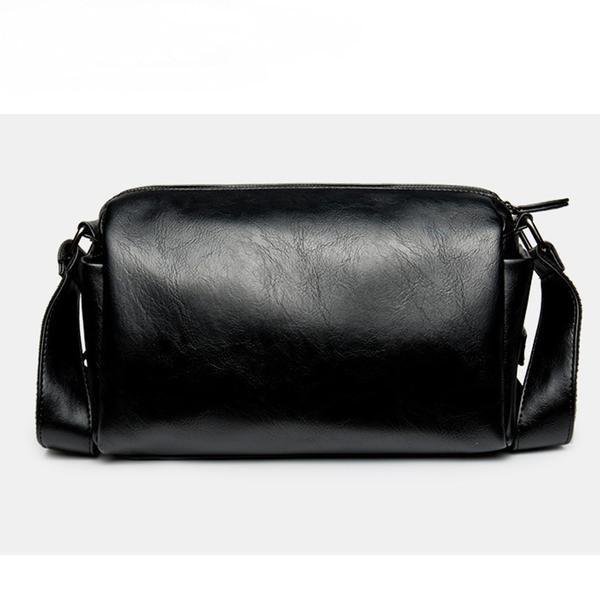 Black Crossbody Leather Bag