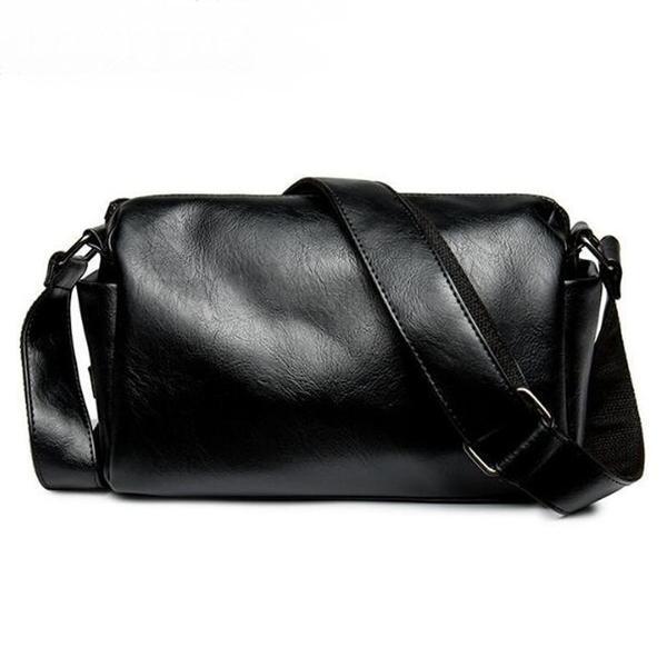 Black Crossbody Leather Bag