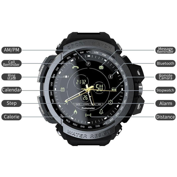Mens Sports Smart Watch For IOS and Android