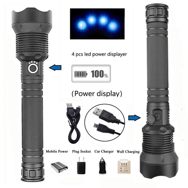 High Power 5000lm Tactical LED Flashlight