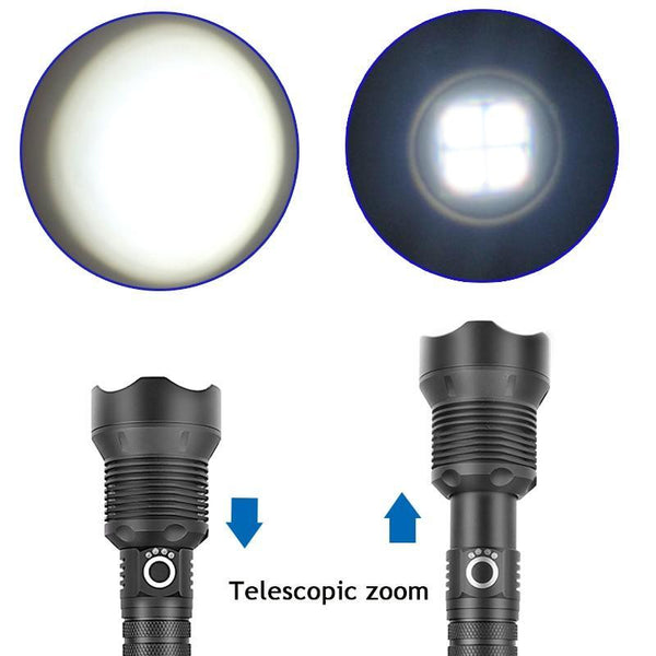 High Power 5000lm Tactical LED Flashlight