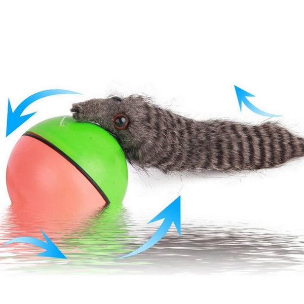 ELECTRIC BEAVER ROLLING WEASEL TOY