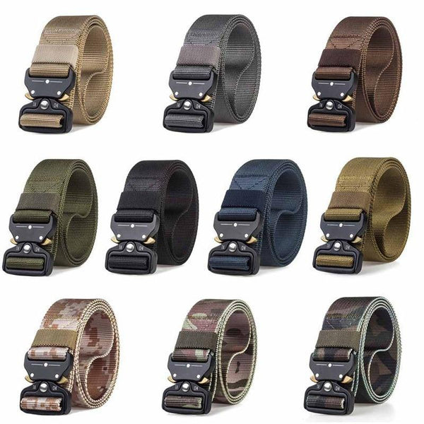 Men's Heavy Duty Soldier Combat Tactical Belts