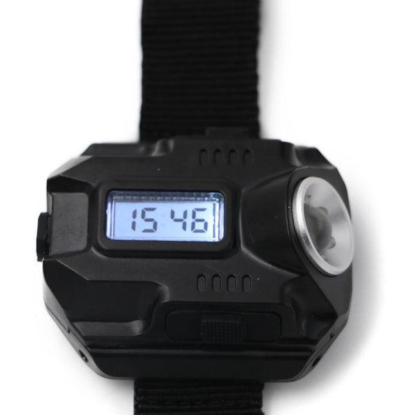 Rechargeable Tactical Survival Watch Flashlight CREE XPE R2 LED Flashlight