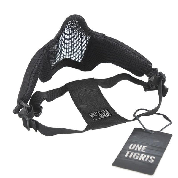 Tactical Foldable Half Face Mask Protective Mesh
