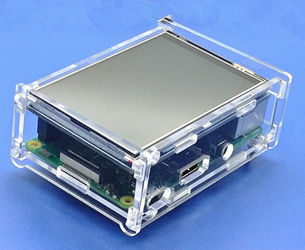 3.5 Inch Touch Screen + Protective Case + Heatsink+ Touch Pen Kit For Raspberry Pi 3 Model B
