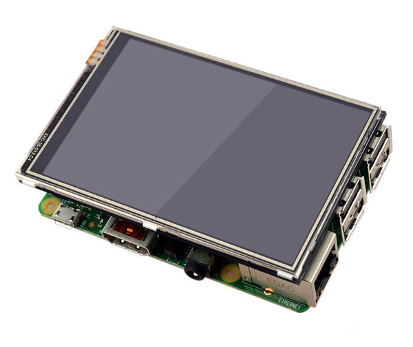 3.5 Inch Touch Screen + Protective Case + Heatsink+ Touch Pen Kit For Raspberry Pi 3 Model B