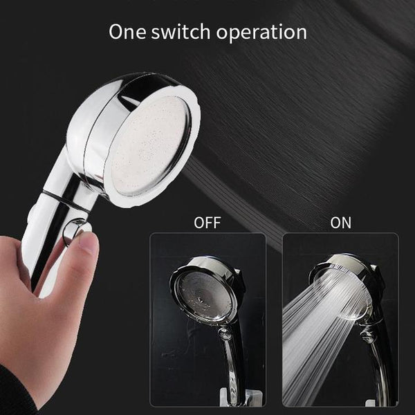 3 In 1 High Pressure Shower Head (50% OFF)