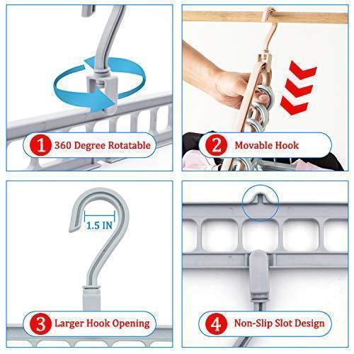 Rotate Anti-skid Folding MAGIC CLOTHES HANGER