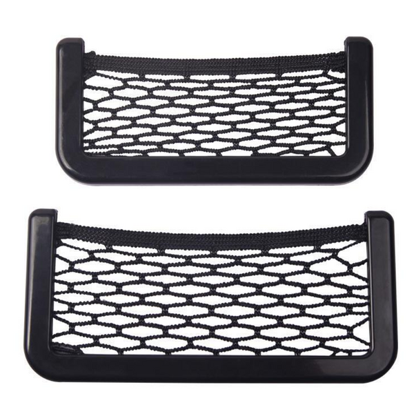 Auto Storage Net Bag with Sticker Elastic Storing Net Car Styling Inner Accessories