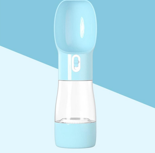 Portable Pet Bottle Water Cup Food Container Sealing Ring Design For Walking And Traveling